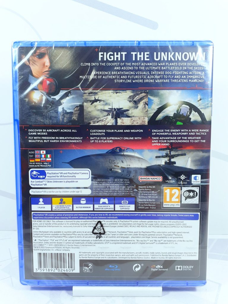 Ace Combat 7 Skies Unknown Top Gun Maverick Edition (VR) (PS4)