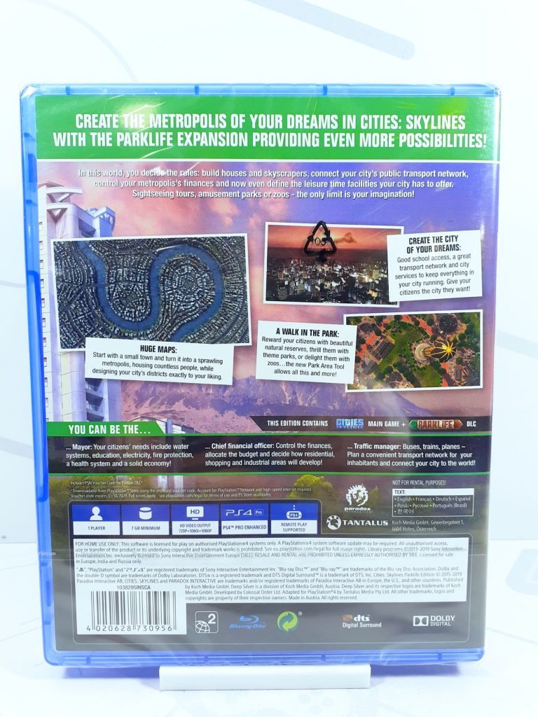 Cities: Skylines - Parklife Edition (PS4)