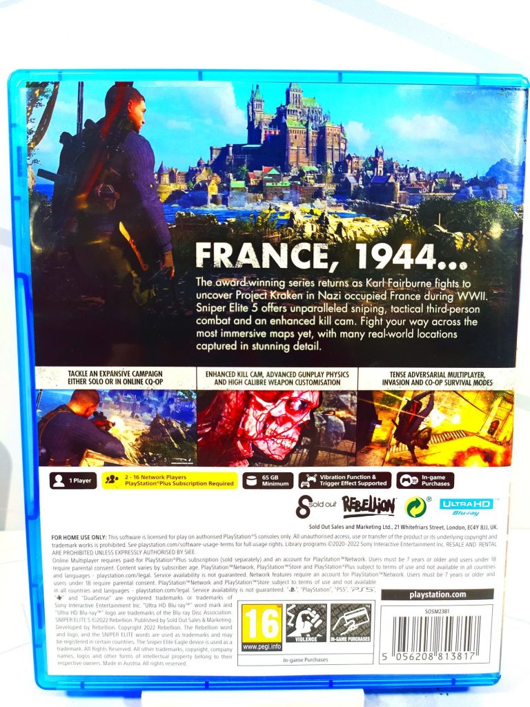 Sniper Elite 5 (PS5) б/у