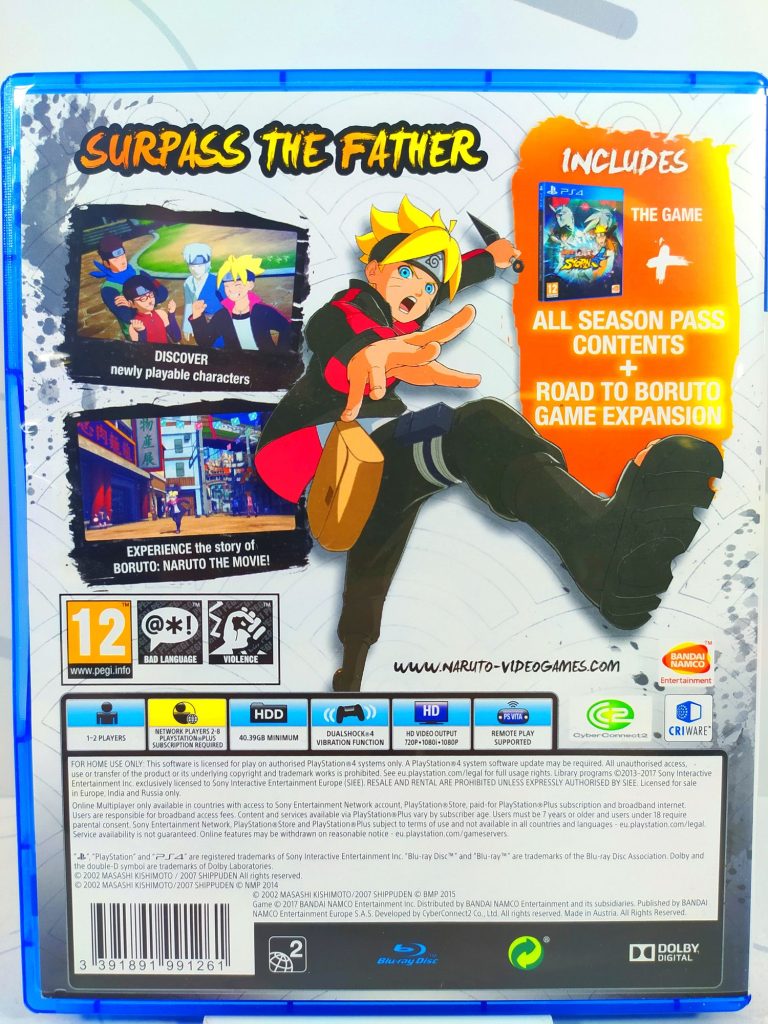 Naruto Shippuden Ultimate Ninja Storm 4: Road to Boruto (PS4) б/у
