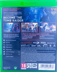 Shadow of the Tomb Raider (Xbox One) б/у