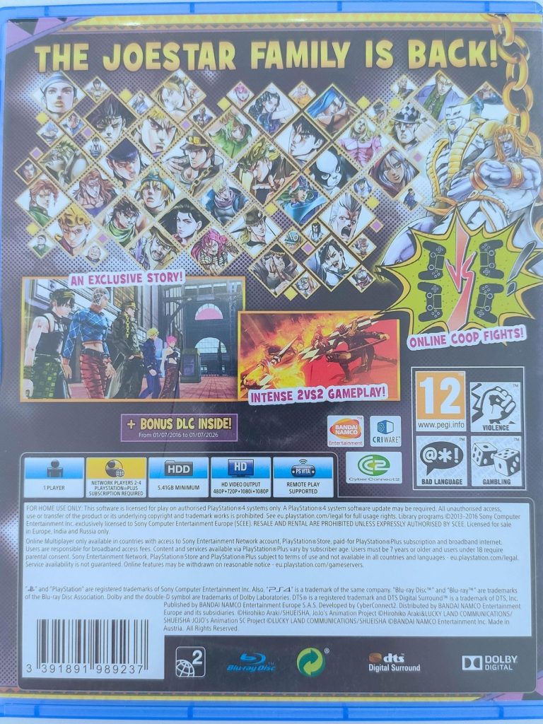 JoJo's Bizarre Adventure: Eyes of Heaven (PS4) б/у