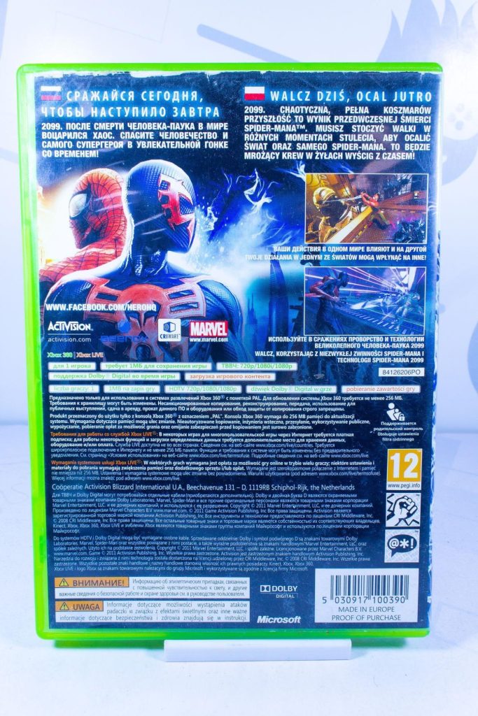 Человек Паук (Spider Man) Edge Of Time (Xbox 360) б/у