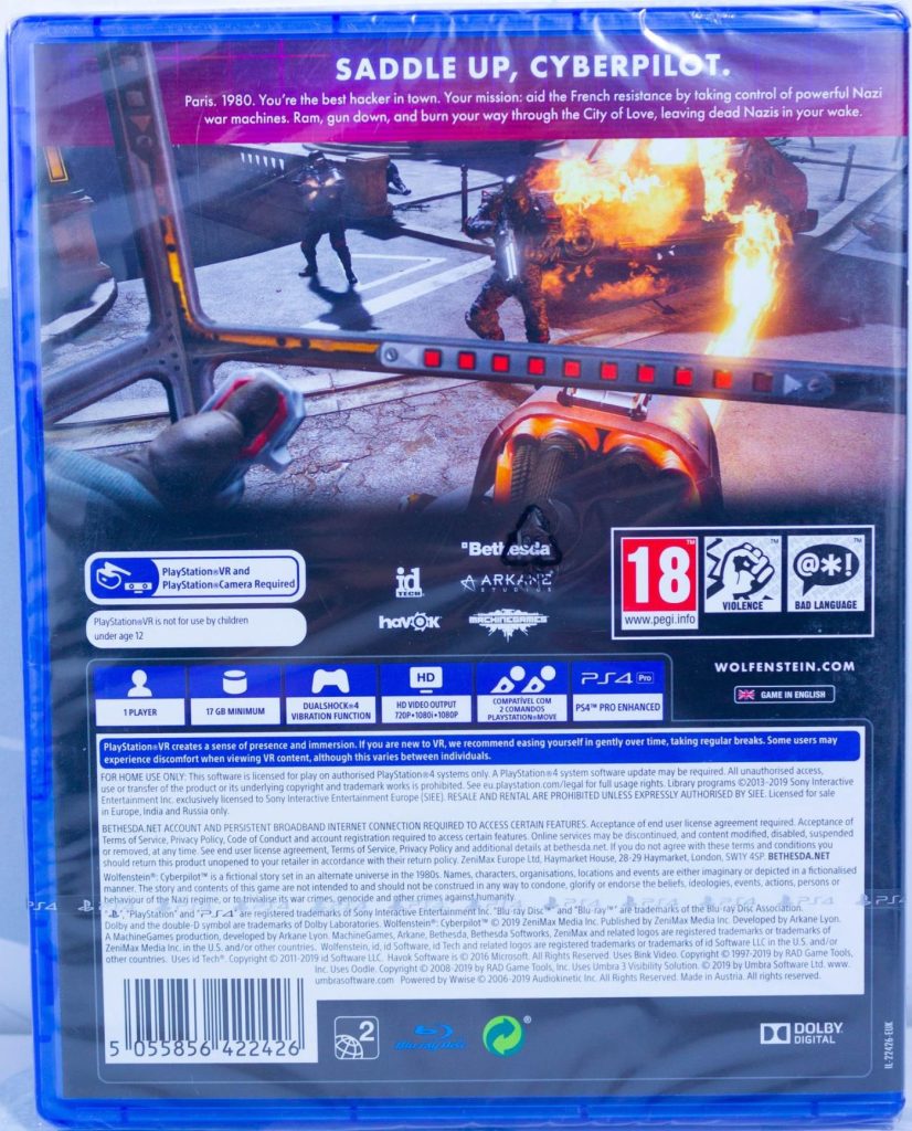 Wolfenstein Cyberpilot (Требуется VR) (PS4)