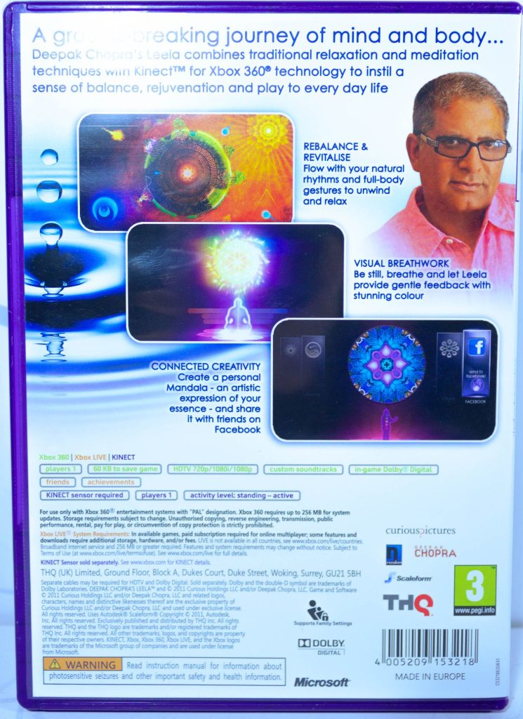 Deepak Chopra's Leela (для Kinect) (Xbox 360) б/у