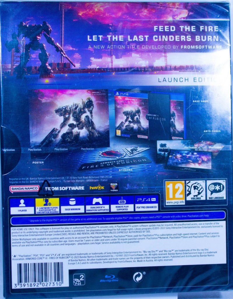 Armored Core VI: Fires of Rubicon. Launch Edition (PS4)