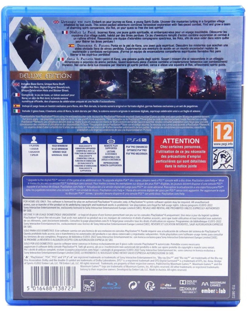 Kena: Bridge Of The Spirits Deluxe Edition (PS4)