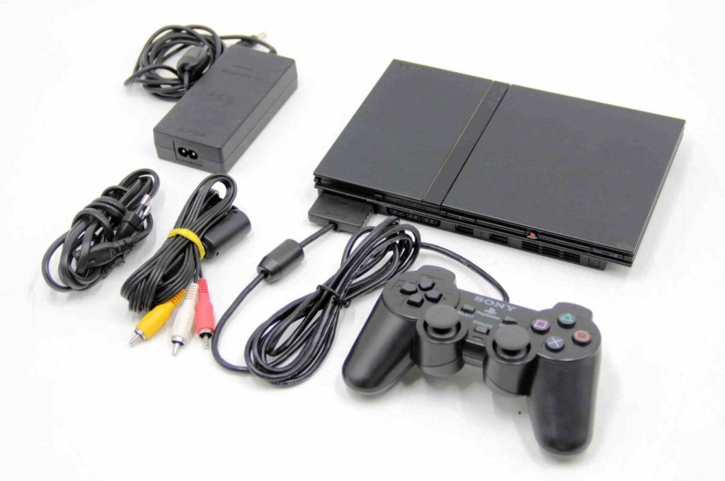 Sony Playstation 2 Slim (Free McBoot Mod) +128gb Black б/у