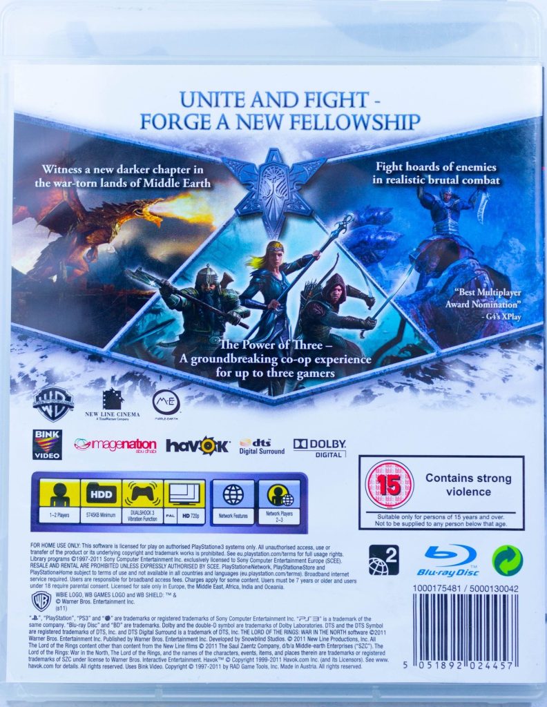 Властелин Колец: Война на Севере (PS3) б/у