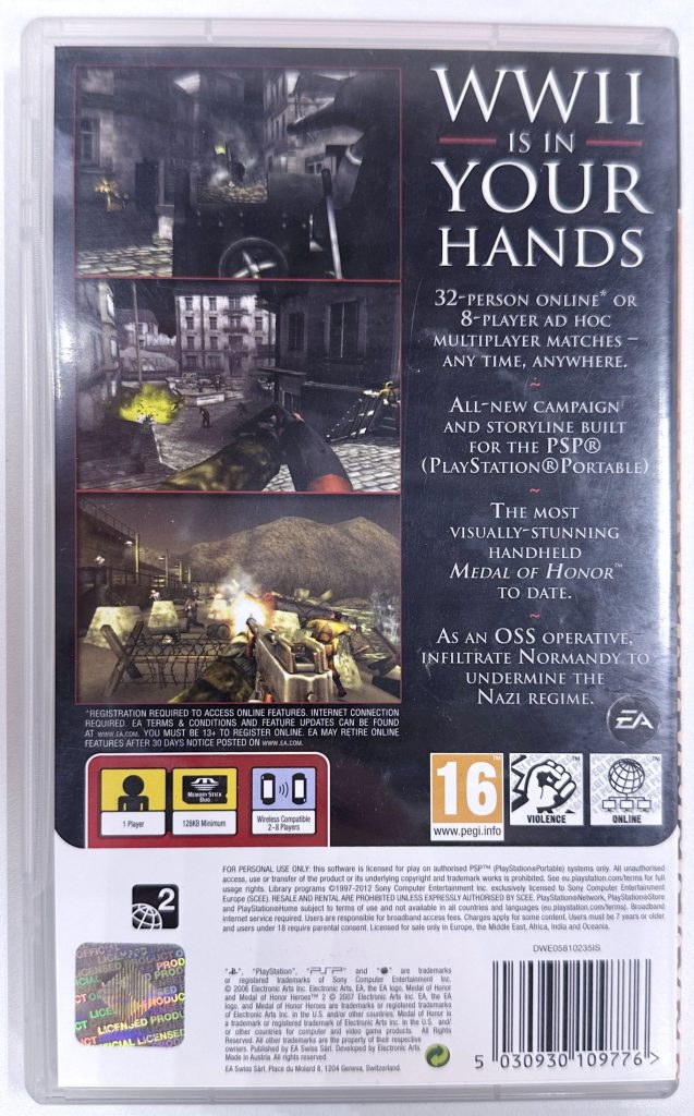 Medal of Honor Heroes 2 (PSP) б/у