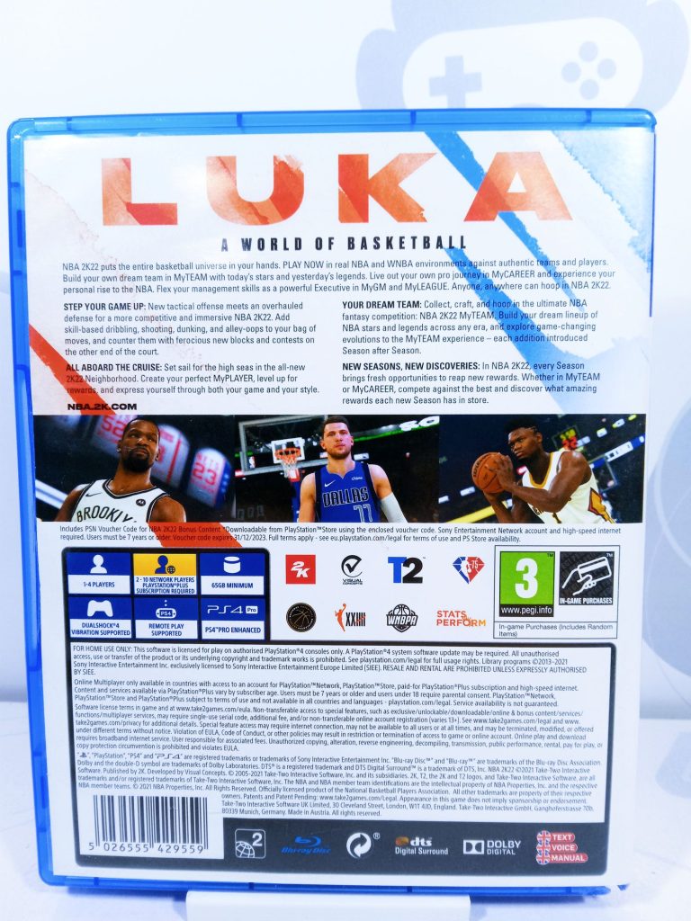 NBA 2K22 (PS4) б/у