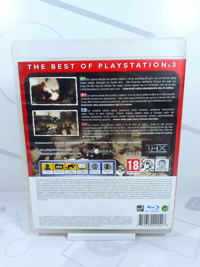 Resistance: Fall Of Man (PS3) б/у