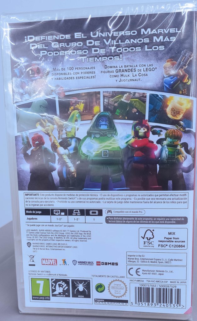 LEGO Marvel Super Heroes (Switch)