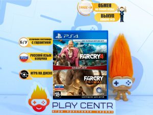Far Cry 4 + Far Cry Primal (PS4) б/у