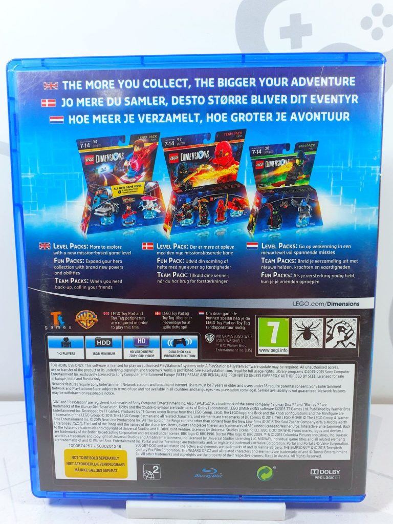 LEGO Dimensions (Диск) (PS4) б/у