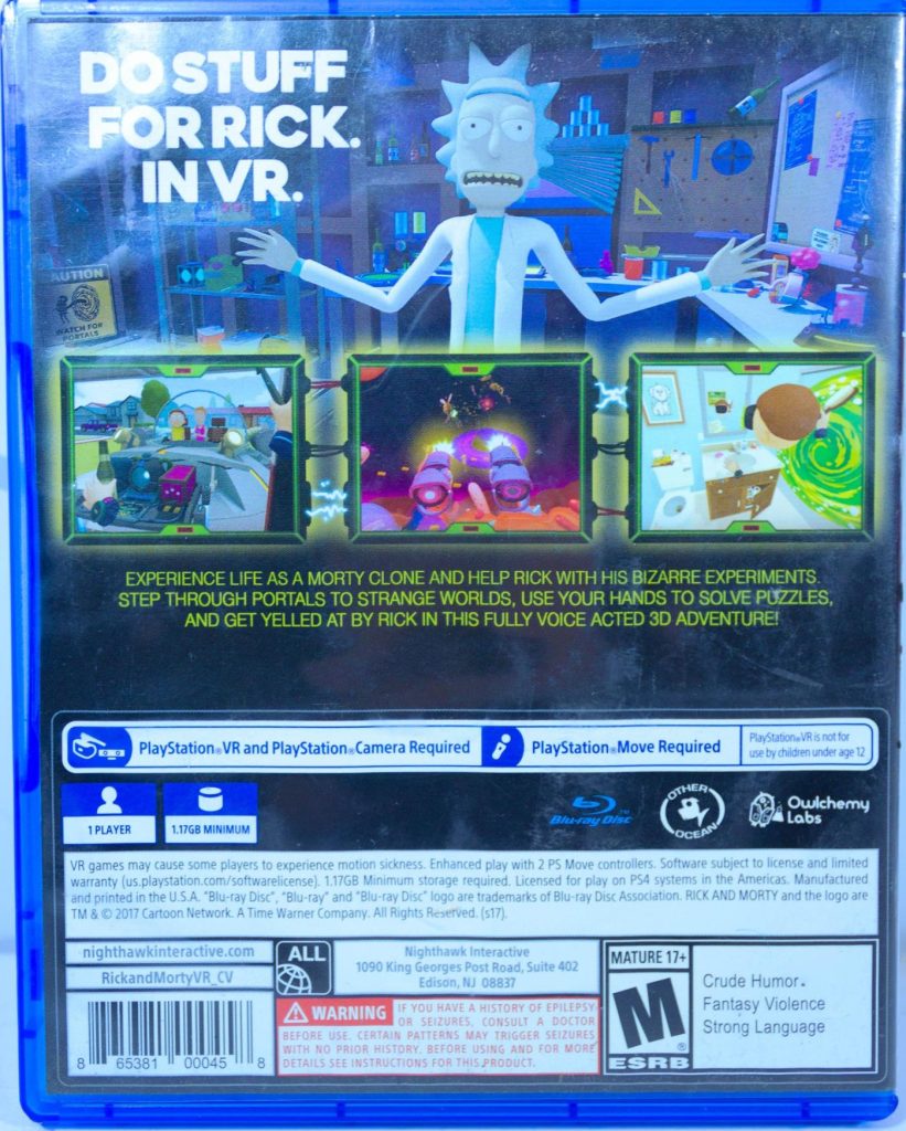 Rick and Morty Virtual Rick-Ality (PS4) б/у