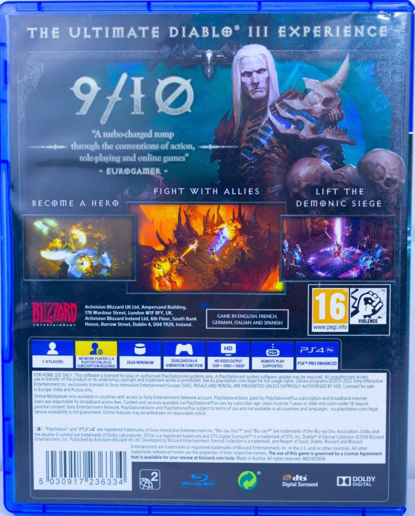Diablo III: Eternal Collection (Eng) (PS4) б/у