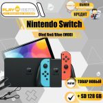 Nintendo Switch Oled (MOD) +128gb Red/Blue