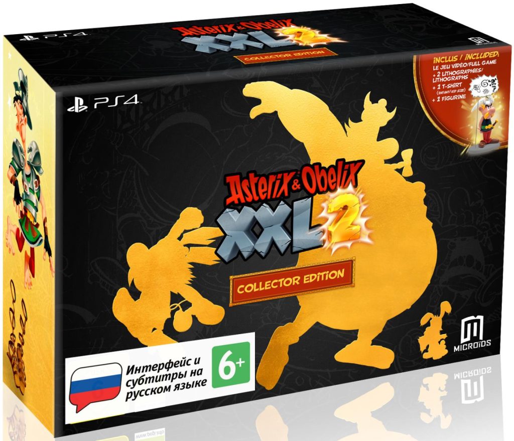 Asterix & Obelix XXL 2 Collector Edition (футболка+фигурка+доп.материалы) (PS4)