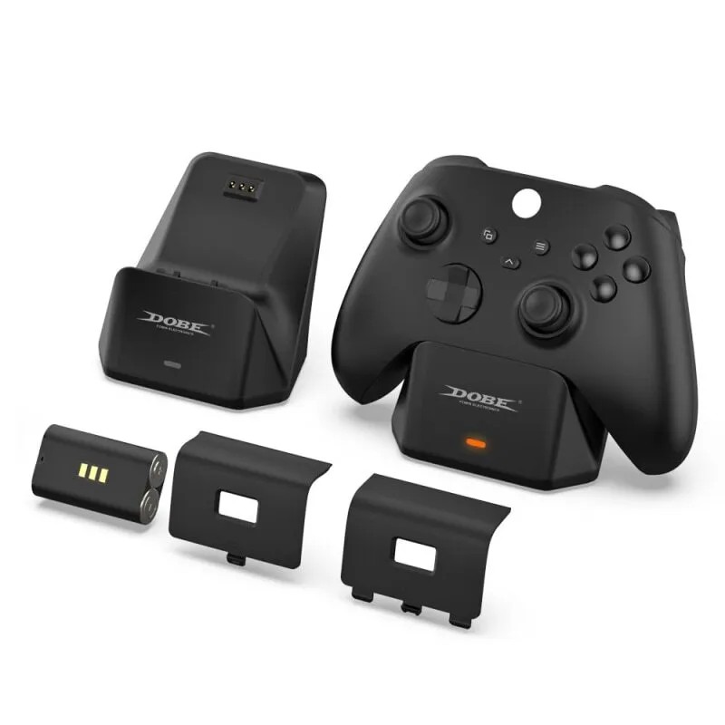 Зарядная станция для геймпада Xbox Series S/X/, One + АКБ 1200mAh (Dobe TYX-0607)