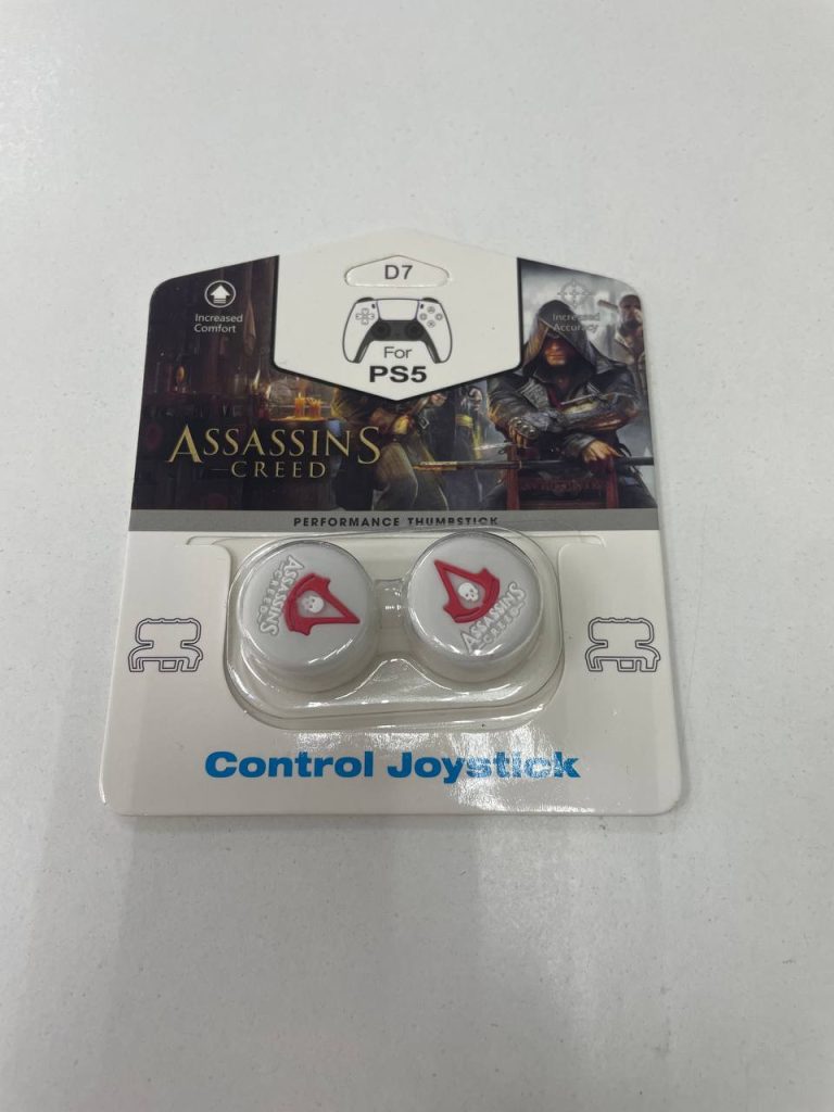 Накладки на стики пластик Assassins Creed (Белые) 2шт