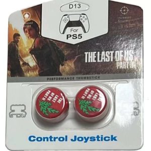 Накладки на стики пластик The Last of Us Part 2 (Красные) 2шт