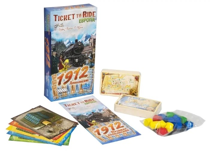 Настольная игра: Ticket to Ride. Европа: 1912