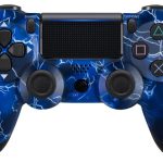 Геймпад Playstation 4 Реплика (Синий с рисунком)