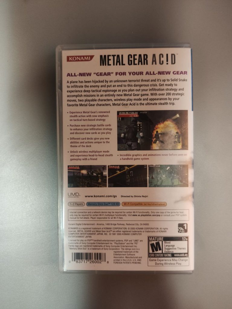 Metal Gear Acid (PSP) б/у