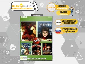16bit 5в1 SK-5005 SPIDERMAN/HARRY POTTER 2/SHADOW DANCER/DYNAMITE DUKE/BOXING EVANDER HOLYFIELD'S RE