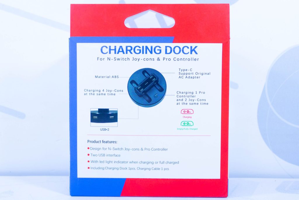 Зарядная станция Charging Dock Joy-Con & Pro Controller Nintendo Switch (GNS-622)