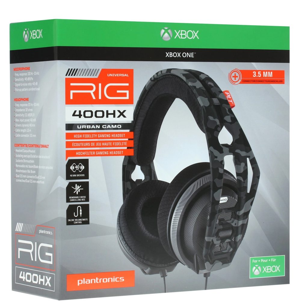 Гарнитура проводная Plantronics RIG 400HX Urban Camo б/у