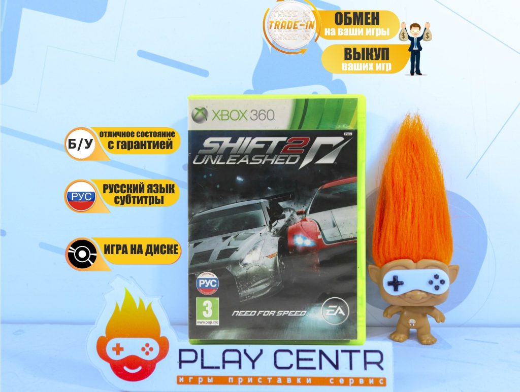 Need For Speed: Shift 2 Unleashed (Xbox 360) б/у
