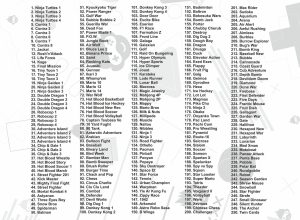 8bit: A-500в1 N.TURTLES 1.2.3.4+D.DRAGON 1.2.3.4+CHIP&DALE 1.2.3+90 TANK+LODE RUNNER+M.K.4+