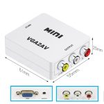 Конвертер AV (RCA) на VGA - c тюльпанов на VGA