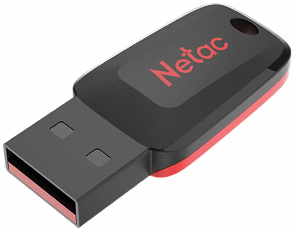 USB 2.0 Флеш - накопитель Netac 64Gb U197 (черно-красная)