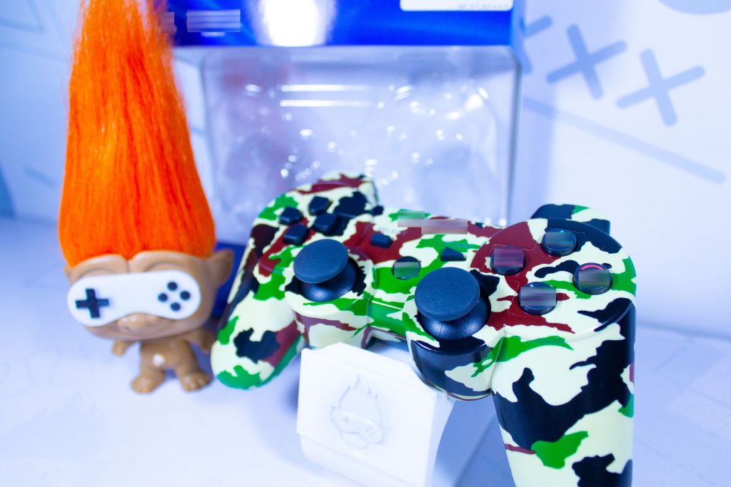 Геймпад для PS3 камуфляж (Желто-зелено-коричневый)