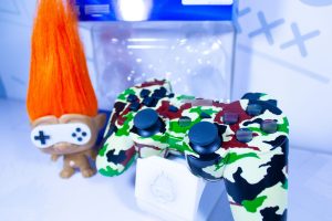 Геймпад для PS3 камуфляж (Желто-зелено-коричневый)