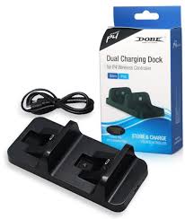 Зарядная станция 2 джойстиков PS4 Dobe TP4-002 б/у