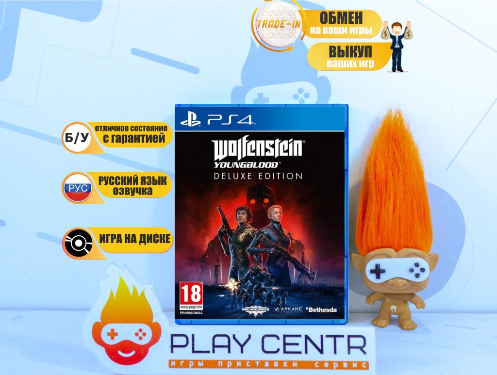 Wolfenstein YoungBlood (PS4) б/у