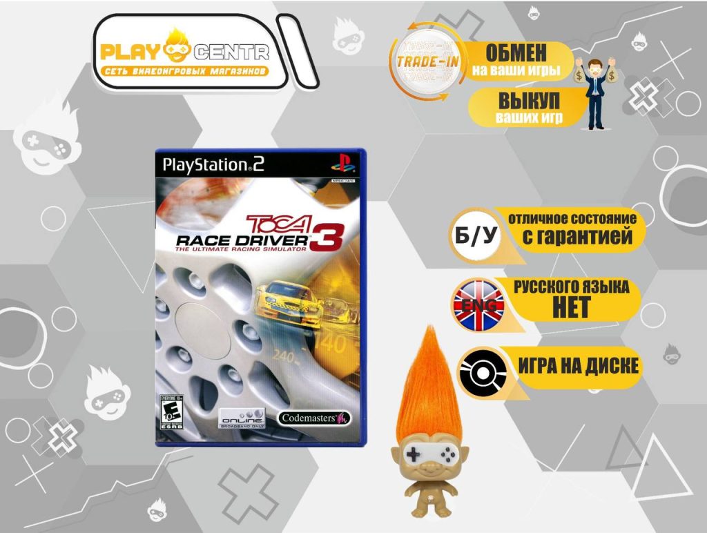 TOCA Race Driver 3 (PS2) б/у