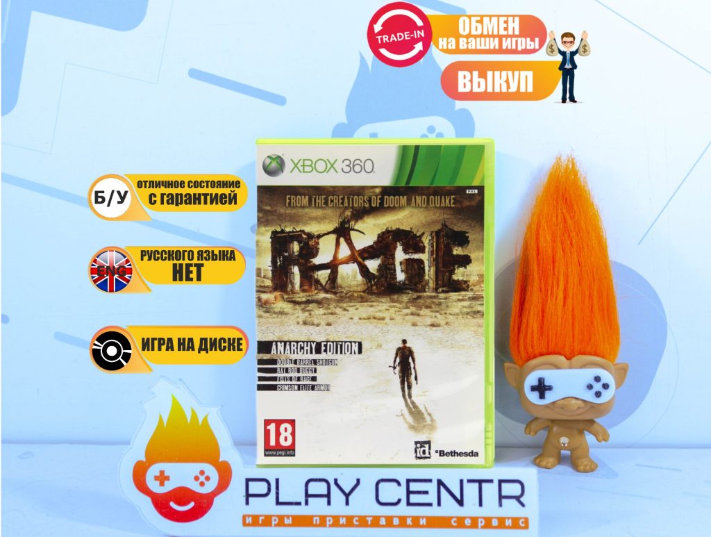 Rage Anarchy Edition [Eng] (Xbox 360) б/у