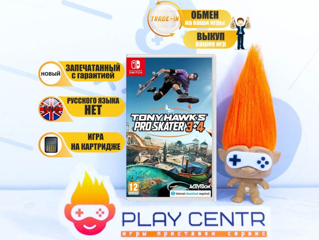 Tony Hawk`s Pro Skater 3 + 4 [Eng] (Switch)