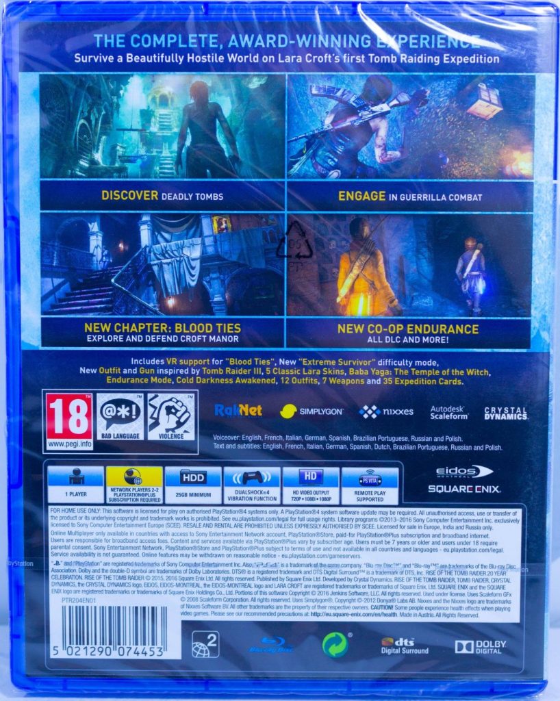 Rise of the Tomb Raider 20-летний юбилей [рус. озвучка] (PS4)