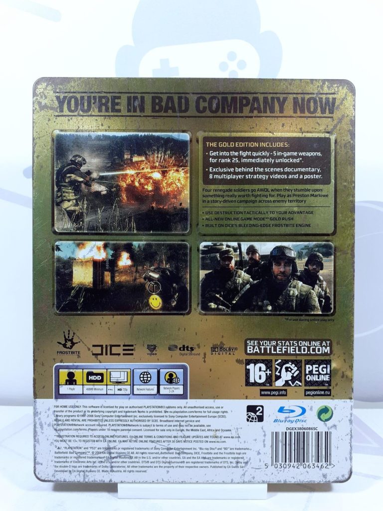 Battlefield Bad Company Gold Edition [Eng] (PS3) б/у
