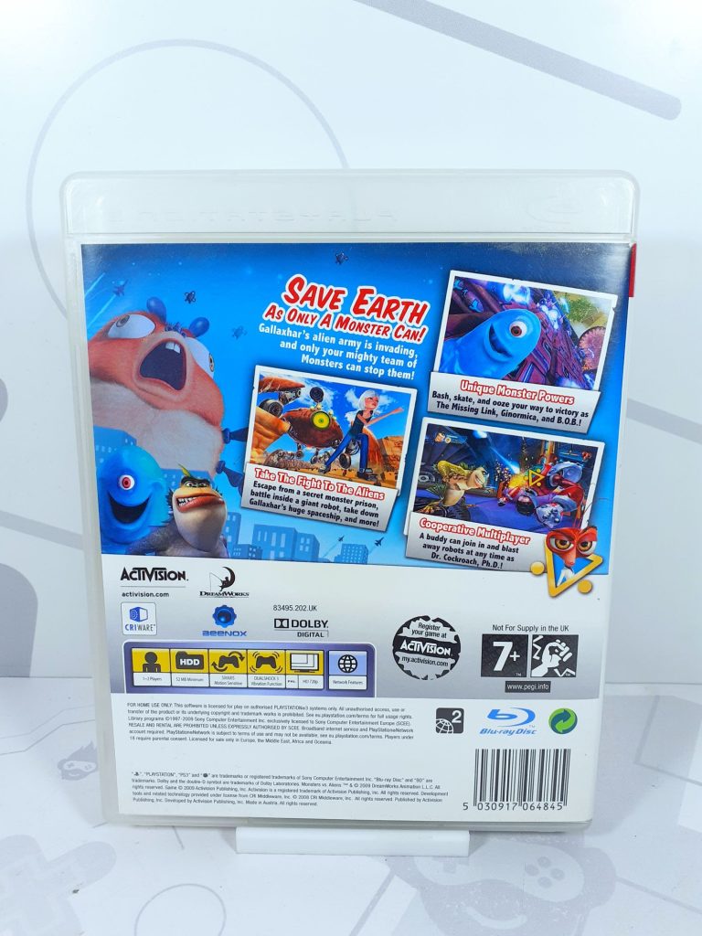 Monsters vs Aliens [Eng] (PS3) б/у