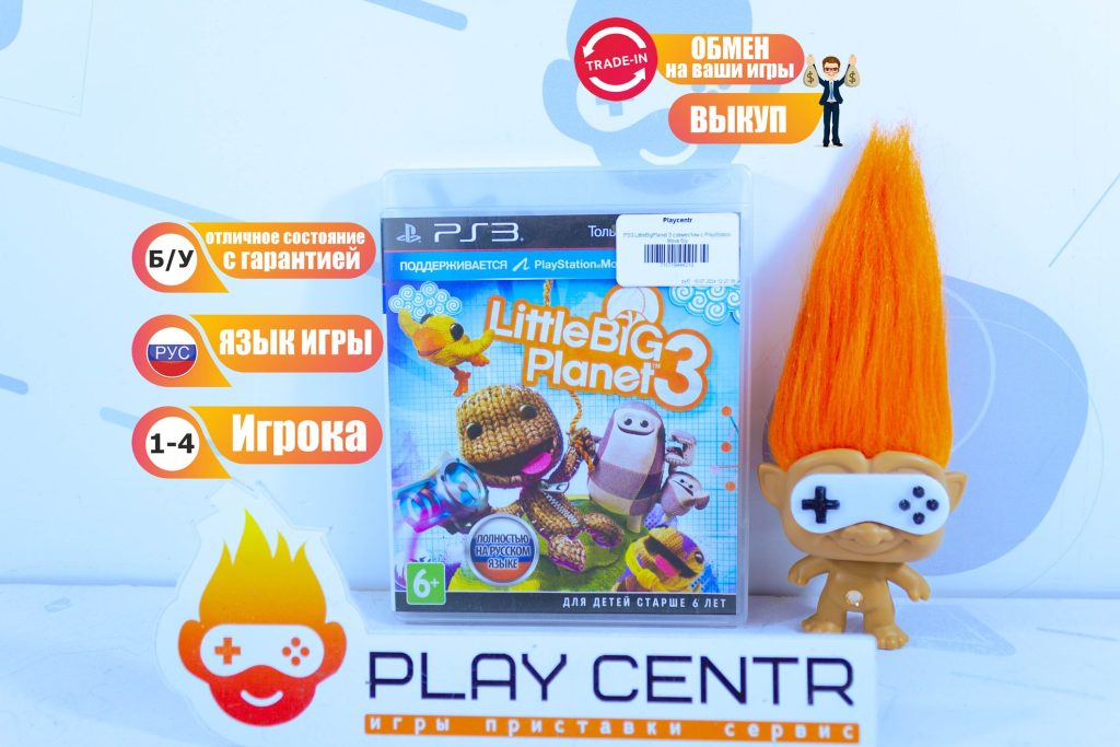 LittleBigPlanet 3 (Move) [рус.озвучка] (PS3) б/у