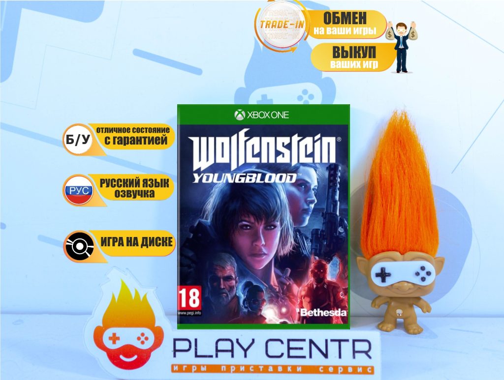 Wolfenstein YoungBlood [рус.озвучка] (Xbox One) б/у