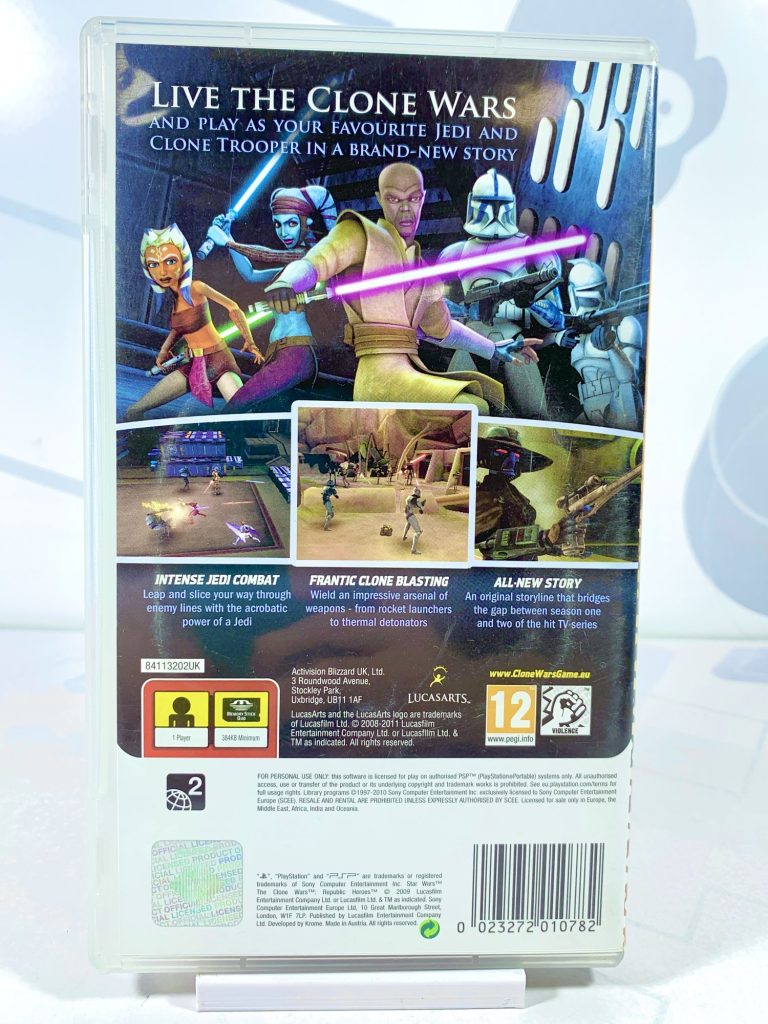 StarWars The Clone Wars: Republic Heroes [Eng] (PSP) б/у