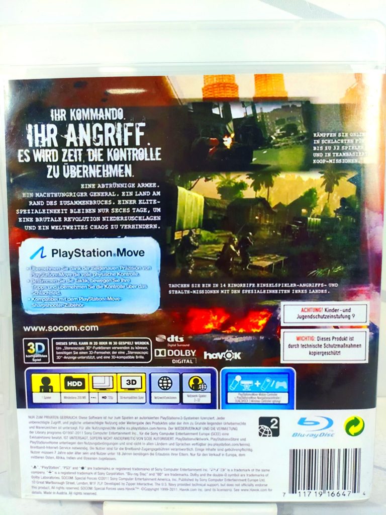 Socom Спецназ [Поддержка Move, рус. озвучка] (PS3) б/у